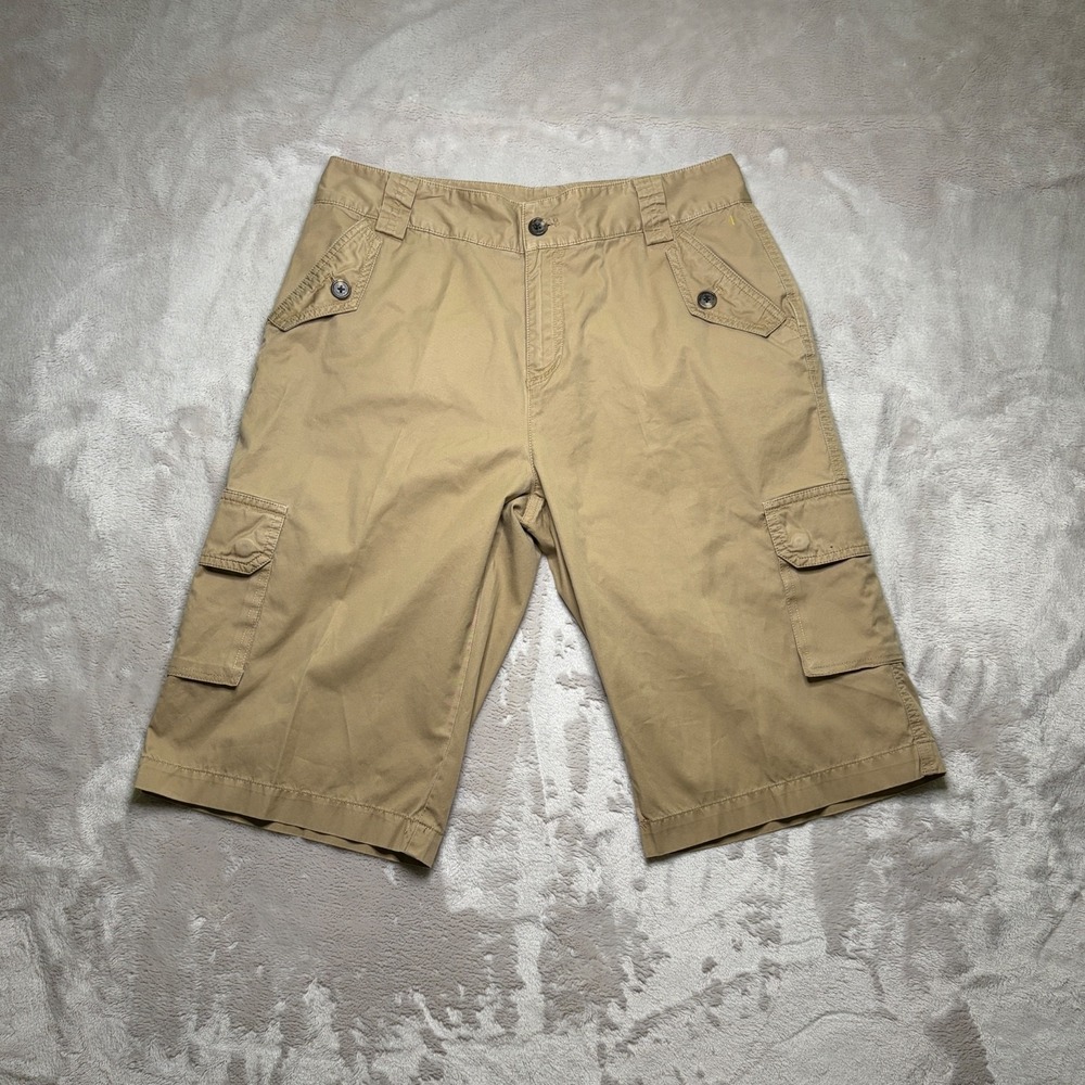 Lauren Ralph Lauren Cargo Shorts Womens 6 Tan Khaki Military Utility Cotton